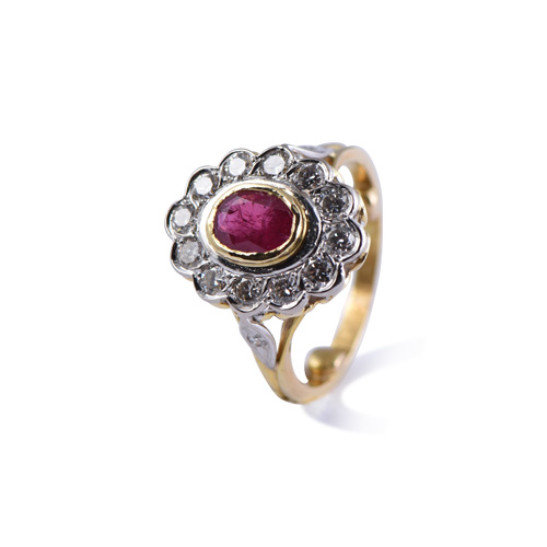 Bague Vintage En Cuir Marron Chocolat Forme Fleur Marguerite, Taille Réglable, Neuf Sans Emballage